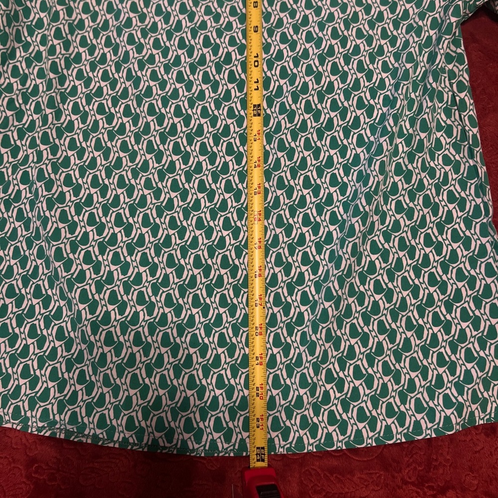 Aluna Levi Green and Pink Patterned Blouse - Picture 8 of 16